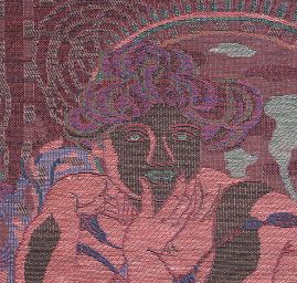 Dekorační tkanina Art Fabrics secese Mucha