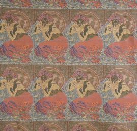 Dekorační tkanina Art Fabrics secese Mucha