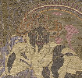 Dekorační tkanina Art Fabrics secese Mucha