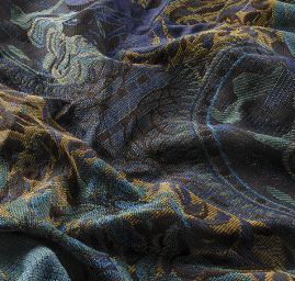 Dekorační tkanina secese Mucha