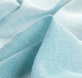 Len Art Fabrics organtýn světle modrý