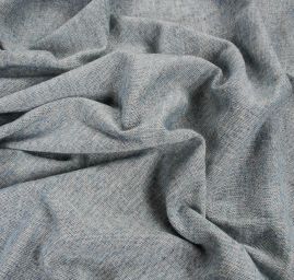 Kostýmová látka vlna směs Art Fabrics modrý melír