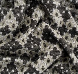 Žakárová látka Art Fabrics Brusel šedozelená