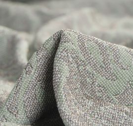 Žakárová látka Art Fabrics Gotik zelenošedá