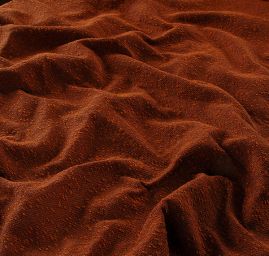 Kostýmová látka Art Fabrics nopky rezavohnědá