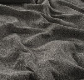 Kostýmová látka Art Fabrics mohér béžovočerná