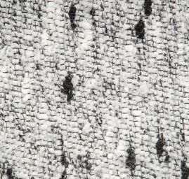 Kostýmová vlněná látka buklé Art Fabrics černobílá
