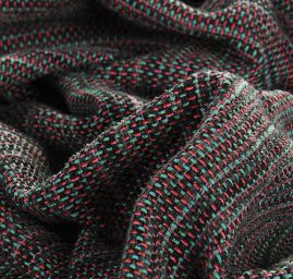 Kostýmová látka Art Fabrics Chanel šedá růžová