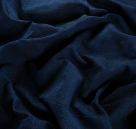 Len směs  Art Fabrics modrý