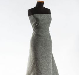 Kostýmová látka Art Fabrics součky světle zelené