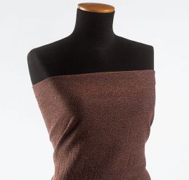 Kostýmová látka Art Fabrics součky skořicové