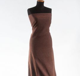 Kostýmová látka Art Fabrics součky skořicové
