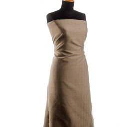 Kostýmová látka Art Fabrics rybí kost béžová