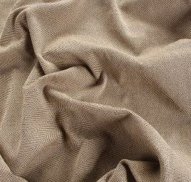 Kostýmová látka Art Fabrics rybí kost béžová