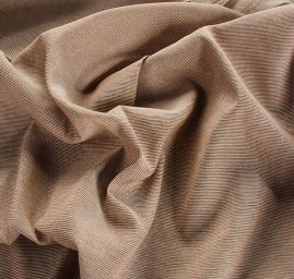 Len organtýn  Art Fabrics hnědý