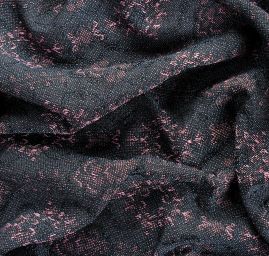 Žakárová tkanina Art Fabrics Elvíra modrorůžová