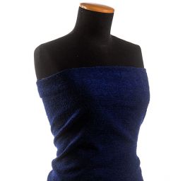 Kostýmovka Art Fabrics pružná buklé modročerná