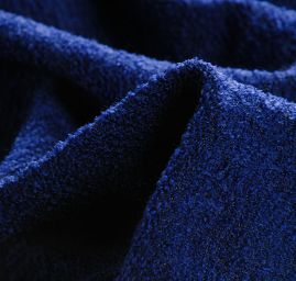 Kostýmovka Art Fabrics pružná buklé modročerná