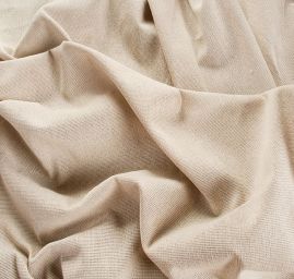 Len Art Fabrics přírodní režné barvy