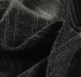 Kostýmová látka design Art Fabrics černošedá