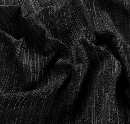 Kostýmová látka design Art Fabrics černošedá