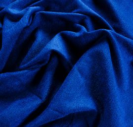 Kostýmová látka Art Fabrics rybí kost modrá