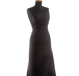 Kostýmová látka Art Fabrics černobarevný melír