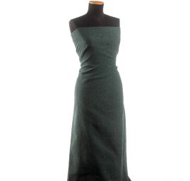 Kostýmová látka Art Fabrics rybí kost modrozelená