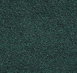 Kostýmová látka Art Fabrics rybí kost modrozelená