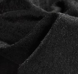 Kostýmová látka Art Fabrics rybí kost černá