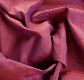 Len Art Fabrics šanžán oranžovomodrý