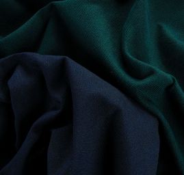 Kostýmová látka směs Art Fabrics zelenočerná