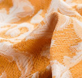 Replika historické tkaniny Art Fabrics Baroko okrová