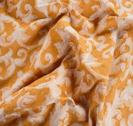 Replika historické tkaniny Art Fabrics Baroko okrová