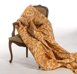 Replika historické tkaniny Art Fabrics Baroko okrová