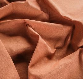 Len Art Fabrics šanžán hnědorezavý