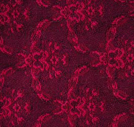 Žakárová tkanina Art Fabrics Girlandy cyklámen