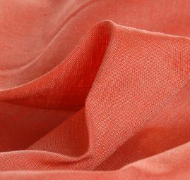 Len Art Fabrics šanžán strarorůžové barvy