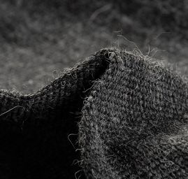 Kostýmová vlněná látka Art Fabrics antracit