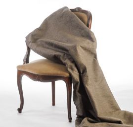 Žinylková látka design Art Fabrics hnědobéžová