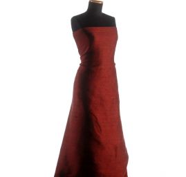 Kostýmová látka Art Fabrics viskoza směs hnědovínová