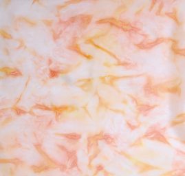 Ručně malovaný hedvábný šátek oranž