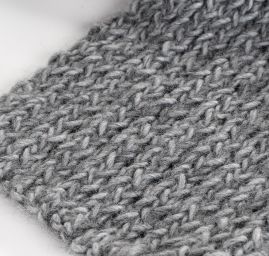 Ručně pletená šála Marlen šedý melír