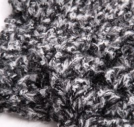 Pletené rukavice MarLen černo-bílé