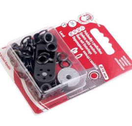 Průchodky 5,5x5x10 Ø10mm černé