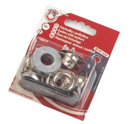 Průchodky 12x5x24 Ø24mm nikl stříbrná