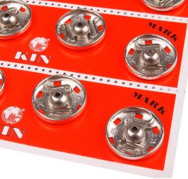 Patenty kovové velikost č.8 20,9/20,9 mm nikl