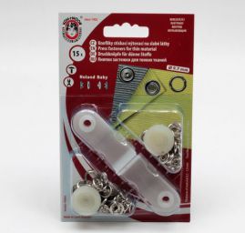 Druky ROLAND BABY Nikl Ø 10mm bal 15 ks