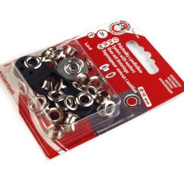 Průchodky 5,5x5x10 Ø10mm stříbrné