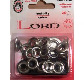 Průchodky 7x5x13 Ø13mm nikl stříbrná
